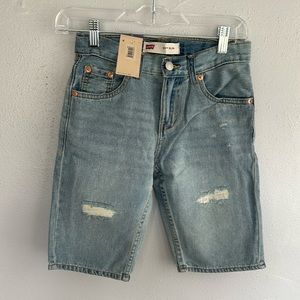 Levi youth denim shorts, size 10